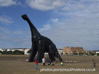 Dinosaur On Southsea Common, Portsmouth (Luna Park) (30th July 2010 - 31st July 2010)