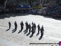 Band of HM Royal Marines School of Music Beat Retreat in Guildhall Square Portsmouth Friday 3rd August 2012